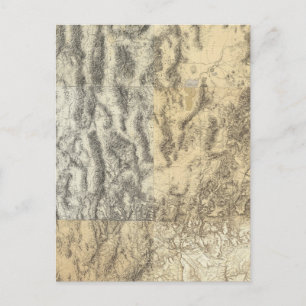 Samengestelde kaart van Arizona, Nevada en Utah