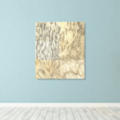Samengestelde kaart van Arizona, Nevada en Utah Canvas Afdruk (Insitu (Houten vloer))