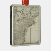 Samengestelde kaart van Canada Metalen Ornament (Rechts)