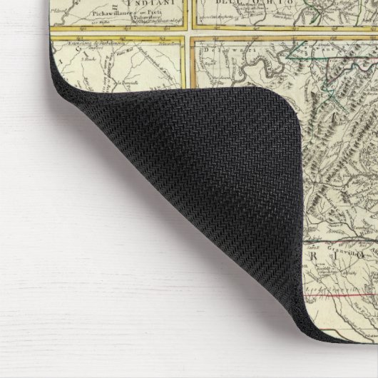 Samengestelde kaart van de Verenigde Staten Muismat (Hoek)