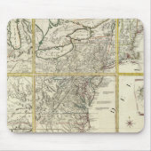 Samengestelde kaart van de Verenigde Staten Muismat (Voorkant)