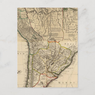 Samengestelde kaart van Zuid-Amerika