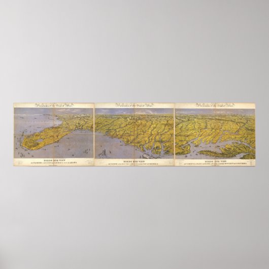 Samengestelde panorama van de zetel van de oorlog poster (Voorkant)