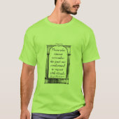 Samengestelde Quotes 3 (Santayana) - een MisterP-S T-shirt (Voorkant)