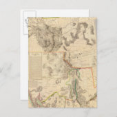 Samengestelde Westerne Verenigde Staten Briefkaart (Voorkant / Achterkant)