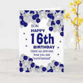 samengevat op verjaardag kaart (Gele Bloem)