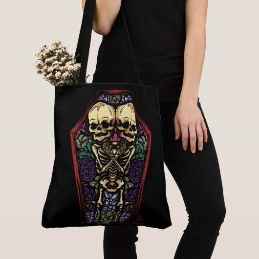 samengevoegde tweeling tote bag (Dichtbij)