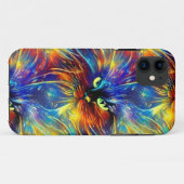 Samenhangende Abstracte, voortreffelijke kattenvle Case-Mate iPhone Case (Achterkant (horizontaal))