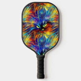Samenhangende Abstracte, voortreffelijke kattenvle Pickleball Paddle