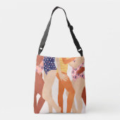 Samenhorigheid in kleur crossbody tas (Achterkant)