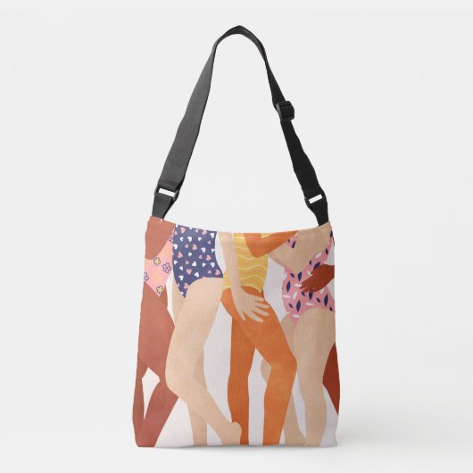 Samenhorigheid in kleur crossbody tas (Voorkant)