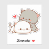 Samenhorigheid kawaii sticker (Vel)