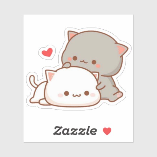 Samenhorigheid kawaii sticker (Vel)