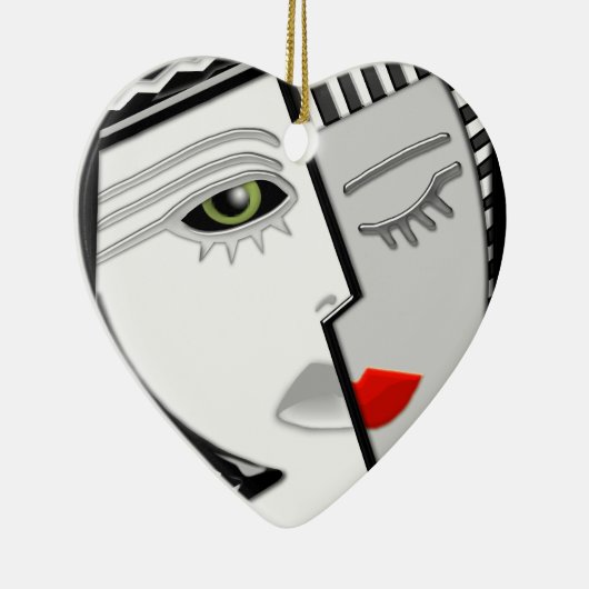 Samenkomen (gepersonaliseerd Ornament) Keramisch Ornament (Rechts)