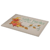 Samenkomen | Herfstthema 38x28 cm Snijplank (Hoek)