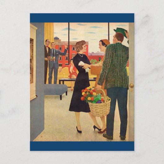 Samenkomen in de Cibulskis' Briefkaart (Voorkant)