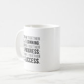 Samenkomen is een begin koffiemok (Voorkant links)