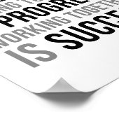 Samenkomen is een begin poster (Hoek)