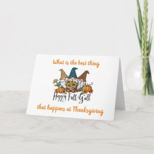 SAMENKOMEN MET FAMILIE & VRIENDEN THANKSGIVING  KAART