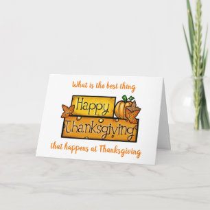 SAMENKOMEN MET FAMILIE & VRIENDEN THANKSGIVING KAART