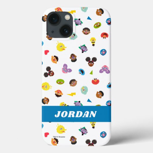 Samenkomend gevat patroon | Jouw namen toevoegen Case-Mate iPhone Case (Achterkant)