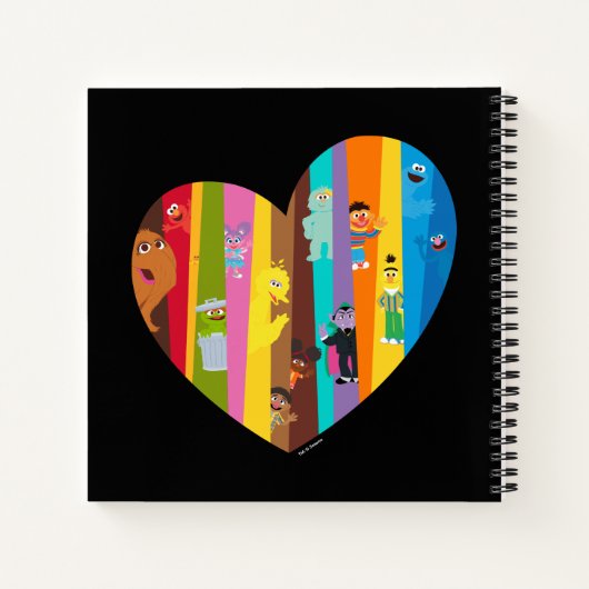 Samenkomend hart notitieboek (Achterkant)