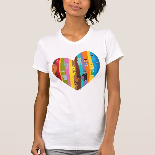 Samenkomend hart t-shirt (Voorkant)