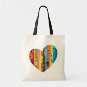 Samenkomend hart tote bag (Voorkant)