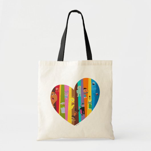 Samenkomend hart tote bag (Voorkant)
