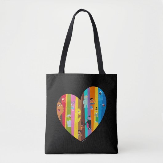 Samenkomend hart tote bag (Voorkant)