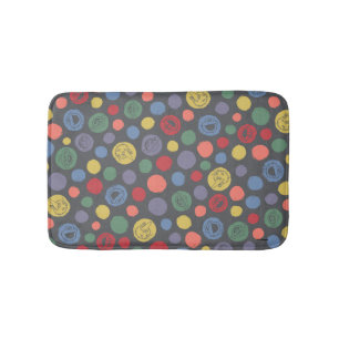 Samenkomend pogether Polka Dot Pattern Badmat