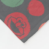 Samenkomend pogether Polka Dot Pattern Fleece Deken (Hoek)