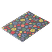 Samenkomend pogether Polka Dot Pattern Notitieboek (Linkerzijde)