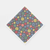 Samenkomend pogether Polka Dot Pattern Servet (Hoek)