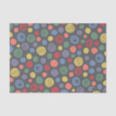 Samenkomend pogether Polka Dot Pattern Tissuepapier (Voorkant)