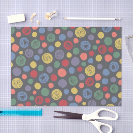 Samenkomend pogether Polka Dot Pattern Tissuepapier (Craft)