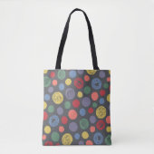 Samenkomend pogether Polka Dot Pattern Tote Bag (Voorkant)