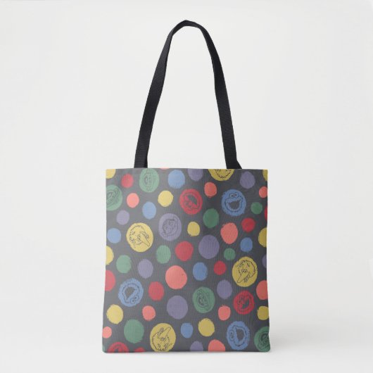 Samenkomend pogether Polka Dot Pattern Tote Bag (Voorkant)