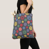 Samenkomend pogether Polka Dot Pattern Tote Bag (Dichtbij)