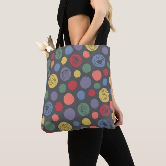 Samenkomend pogether Polka Dot Pattern Tote Bag (Dichtbij)