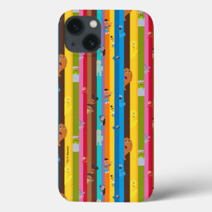 Samenkomend stripe-patroon Case-Mate iPhone case