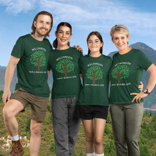Samenkomst Familieboom Coole Aangepaste Match T-shirt