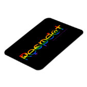 Samenleven met Respect Regenboogprinsdag Magneet (Linkerzijde)