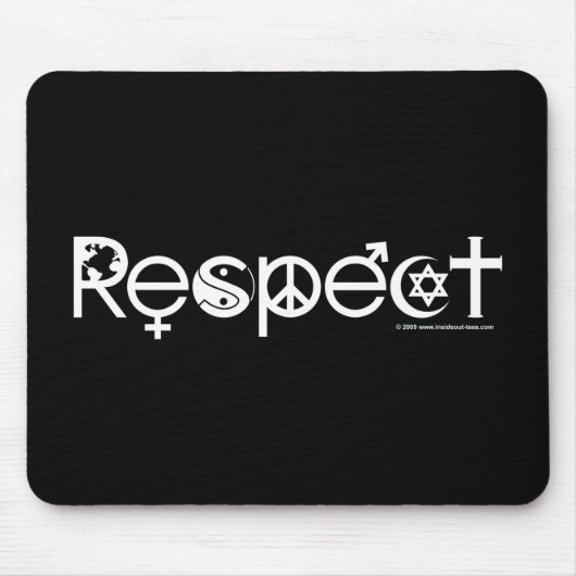 Samenleven met respect - Vrede Vriendelijkheid & T Muismat (Voorkant)