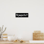Samenleven met respect - Vrede Vriendelijkheid & T Poster (Keuken)
