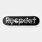 Samenleven met Respect - Vrede Vriendelijkheid & T Skateboard (Horizontaal)