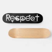 Samenleven met Respect - Vrede Vriendelijkheid & T Skateboard (Horizontaal)