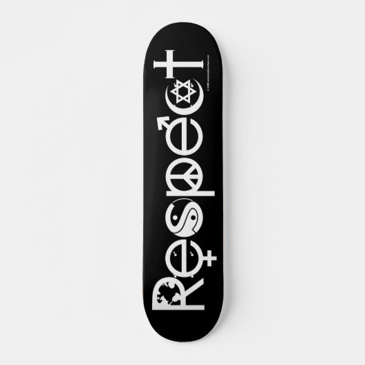 Samenleven met Respect - Vrede Vriendelijkheid & T Skateboard (Voorkant)