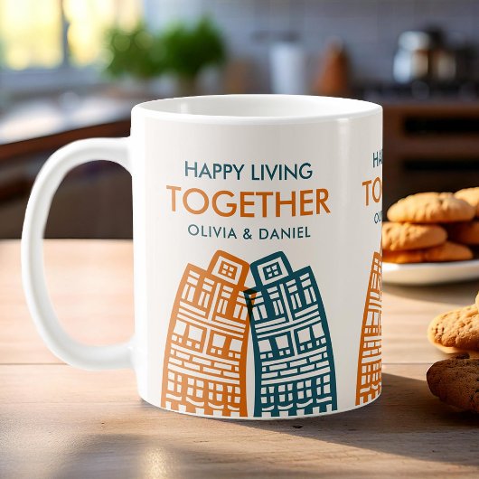 Samenleven romantisch koffiemok