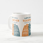 Samenleven romantisch koffiemok (Voorkant links)